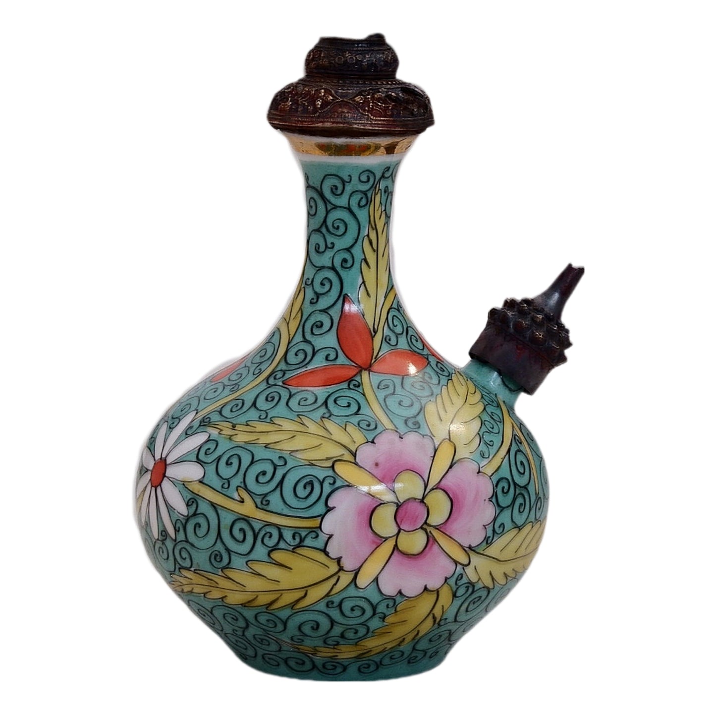 Famille Verte Kendi Vase