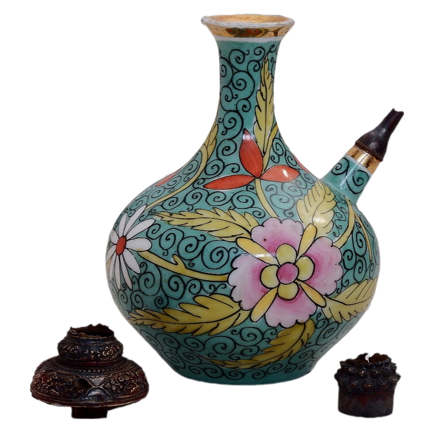 Famille Verte Kendi Vase